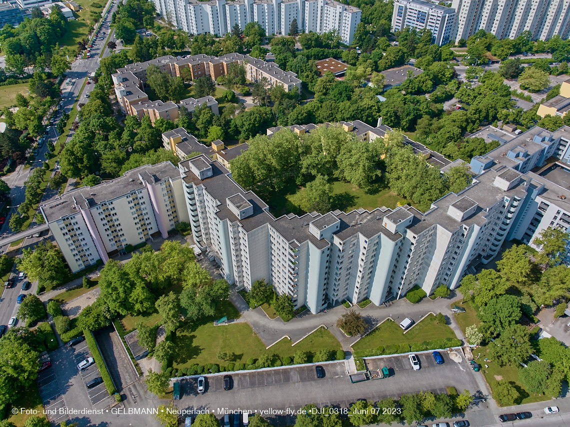07.06.2023 - Annette-Kolb-Anger, Perlach Stift und Aufstockung in der Kafkastraße in Neuperlach